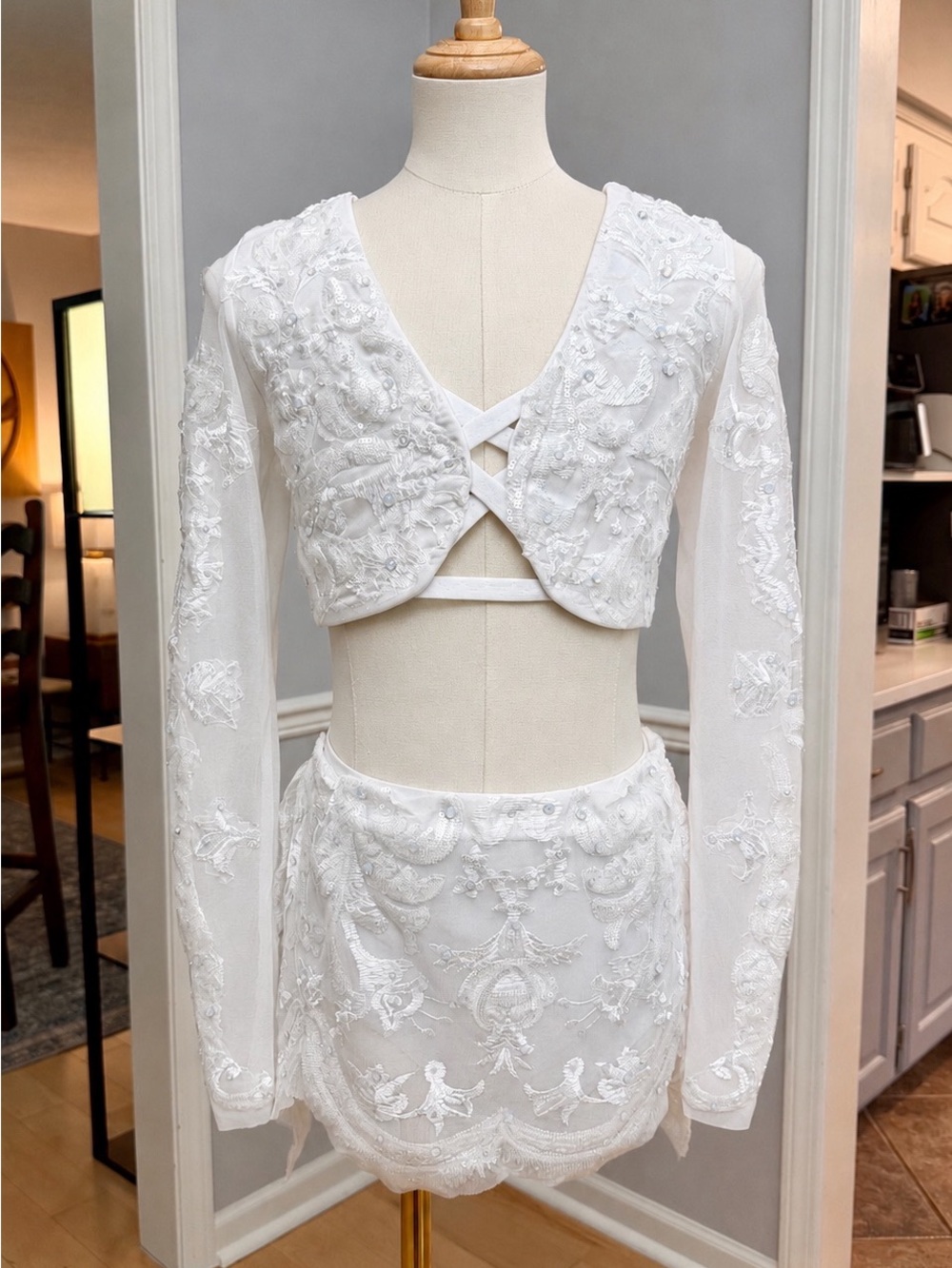White 2 piece lyrical AXXS